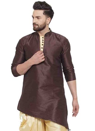 Maroon Mehndi Kurta