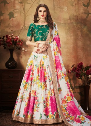 Buy Floral Embroidery Lehenga for Women Online from India's Luxury  Designers 2024