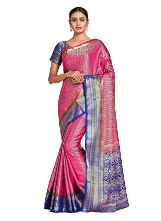 Multi Colour Printed Designer Traditional Saree