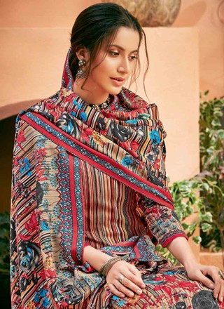 Multi Colour Trendy Salwar Suit