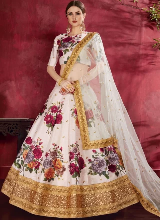 Traditional White and Red Raw Silk Wedding Bridal Paanetar Lehenga with  Dual Georgette Dupattas. [product_title] | OORVI DESAI | Designer Indian  Wedding Dresses in London