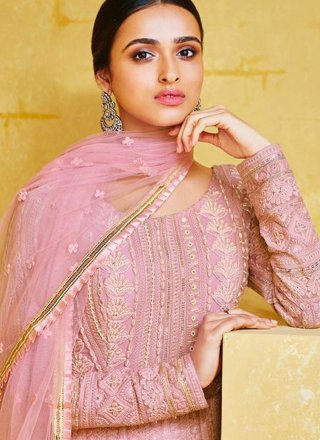 Pink Color Designer Salwar Kameez