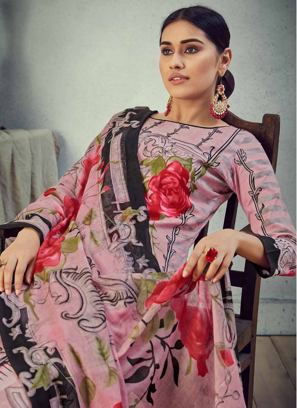 Buy Pink Color Designer Salwar Kameez Online