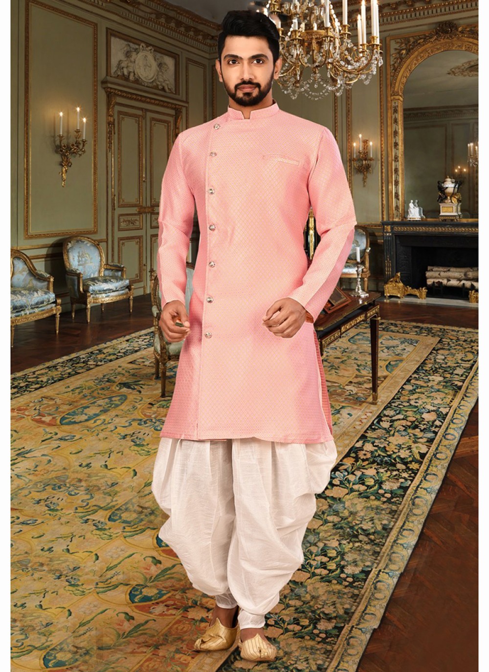 Pink Color Indo Western buy online -