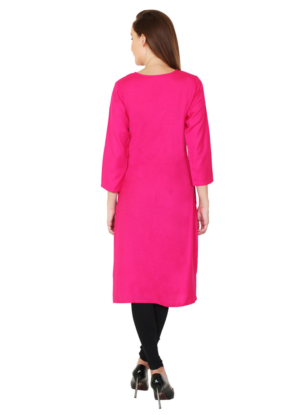 plain pink salwar suit