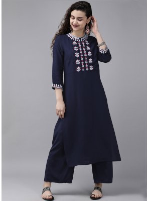 Rayon Party Party Wear Kurti