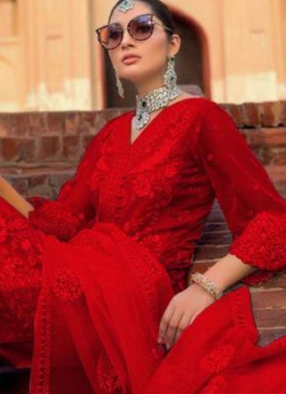 Red Color Salwar Kameez