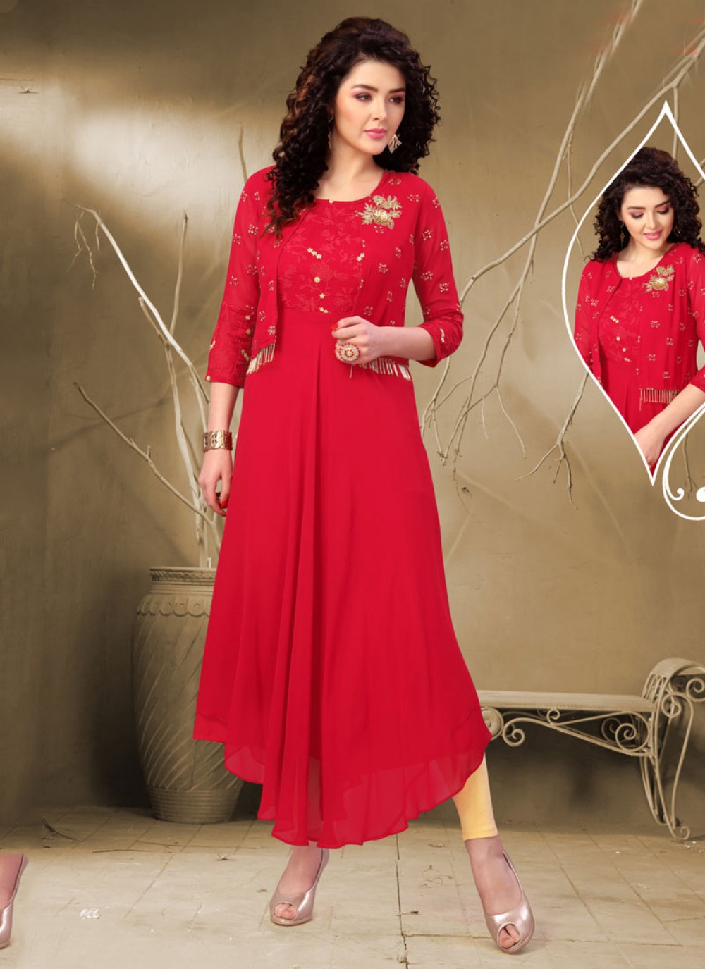 party wear kurti sets