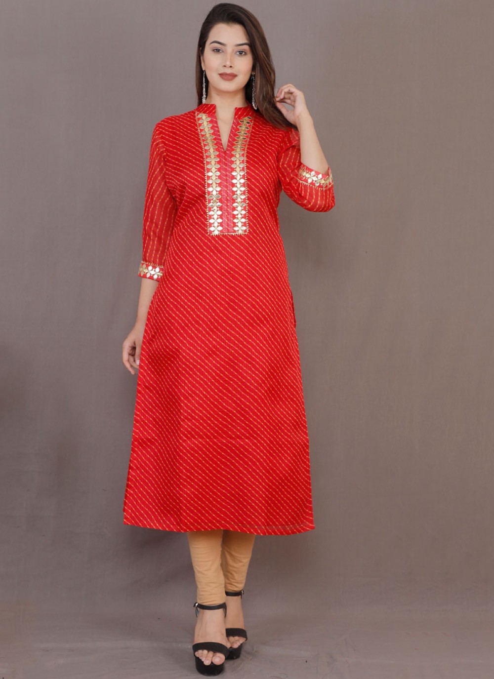 kurti design with lace