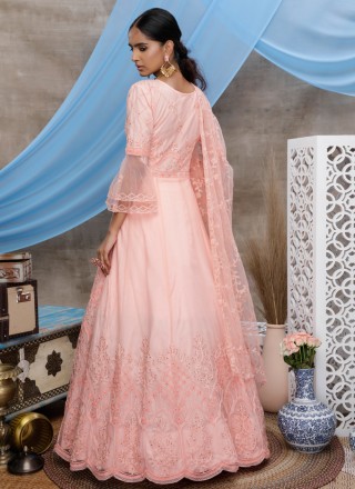 Resham Net Designer Gown