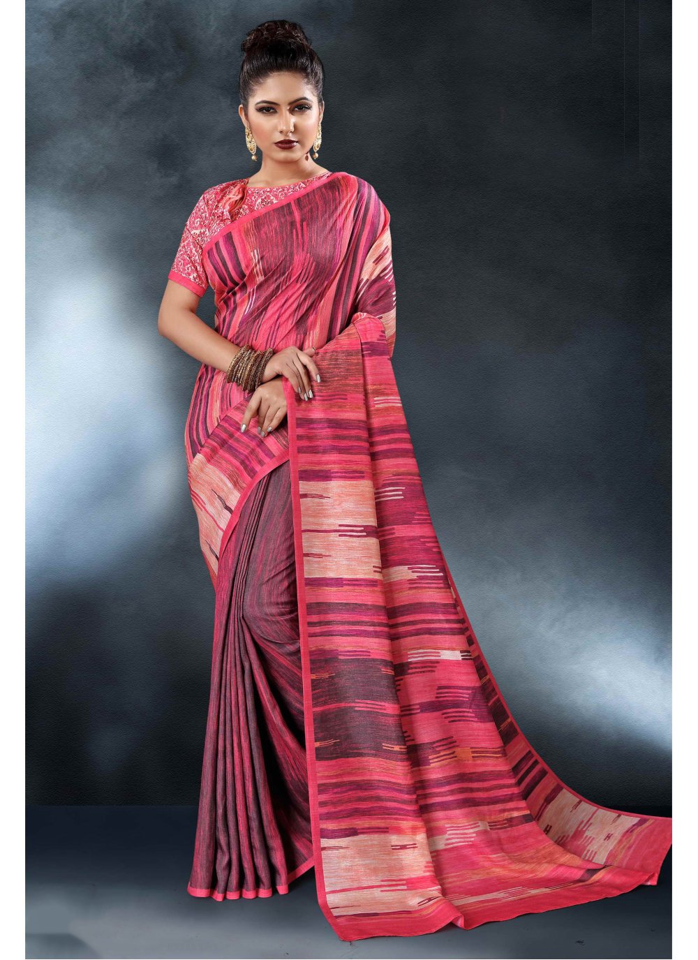 saree for friend's engagement