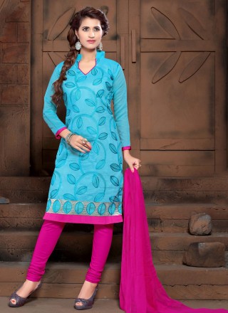 Bright Multi color Women's Unstiched Dress Material - Season Bazaar