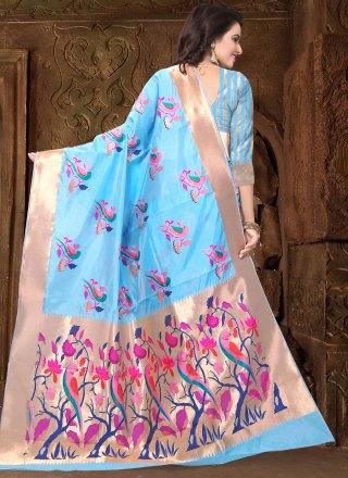Weaving Banarasi Silk Trendy Saree