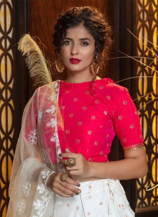 Weaving Cotton Bollywood Lehenga Choli