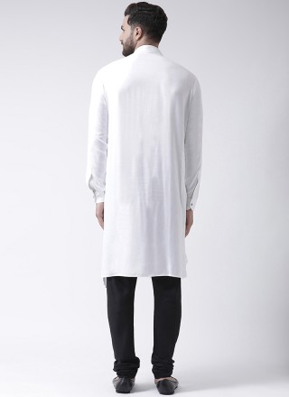 White Color Kurta Pyjama