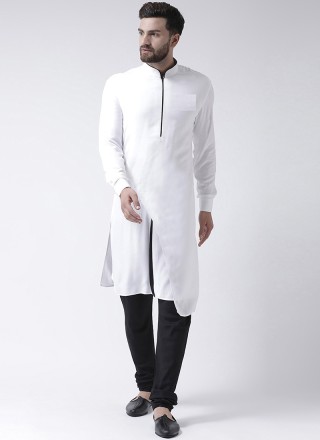 White Color Kurta Pyjama
