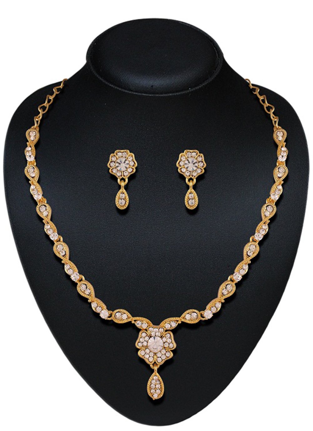 Buy White Color Necklace Set Online 150453 Jewelry
