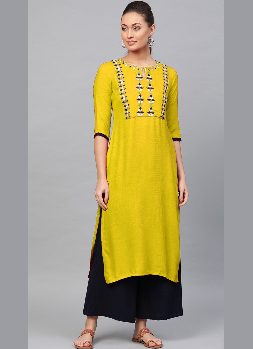 Discover more than 216 yellow kurti buy online latest
