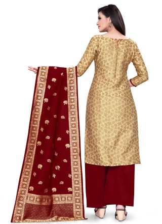 Banarasi Silk Designer Palazzo Suit