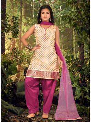 Banarasi Silk Designer Patiala Suit