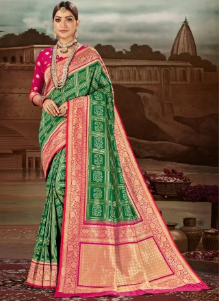 Banarasi Silk Engagement Traditional Designer Saree