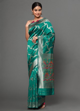 Banarasi Silk Festival Traditional Designer Saree