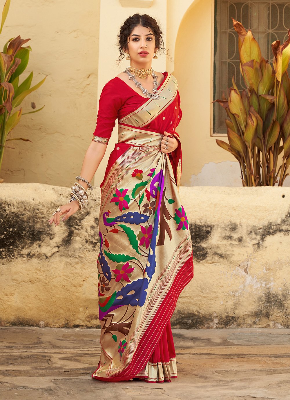 Banarasi Silk Traditional Saree buy online -
