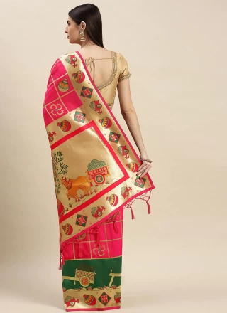Banarasi Silk Weaving Designer Traditional Saree