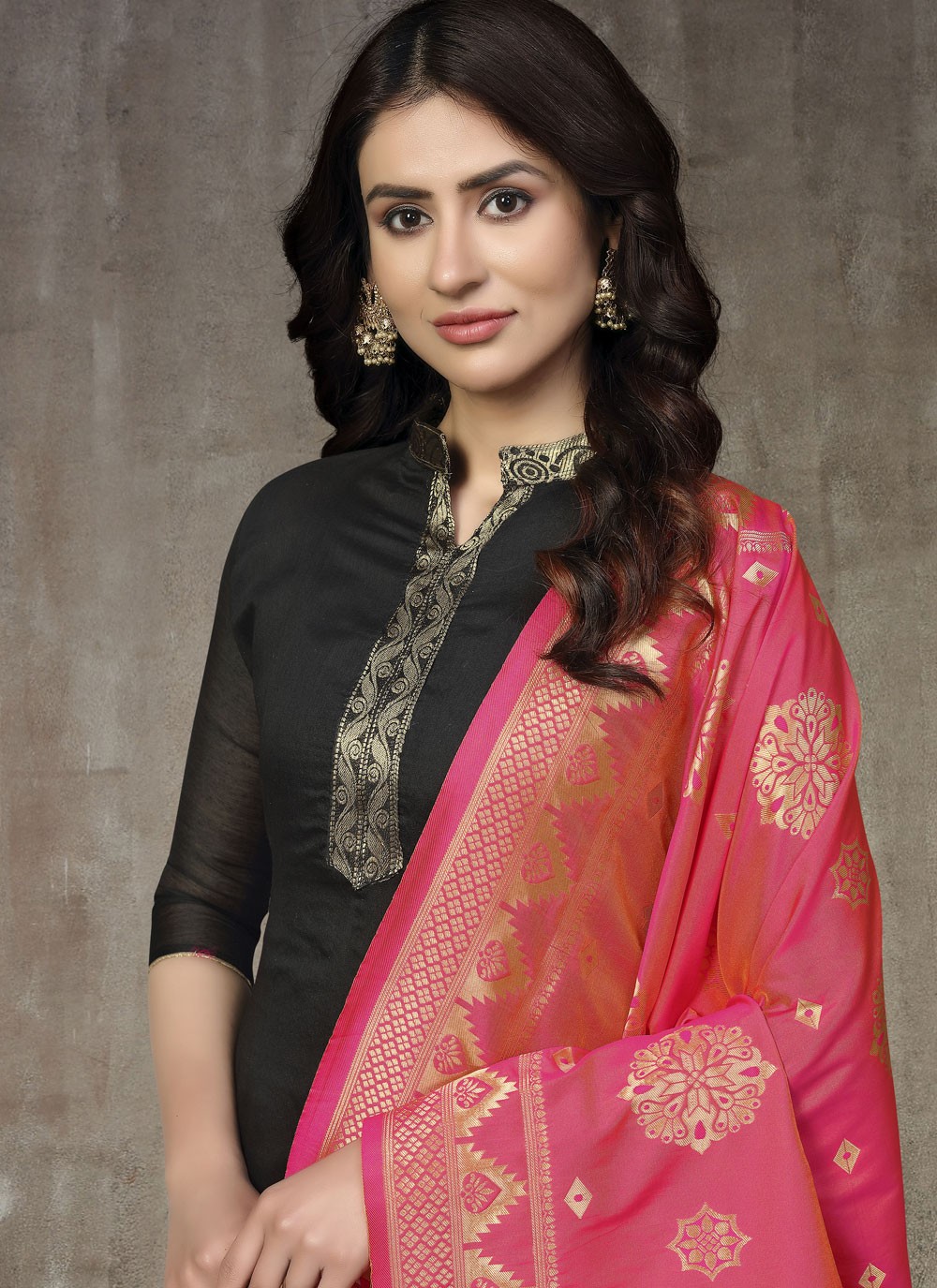 cotton formal salwar suit for interview