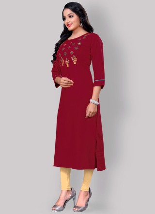 Blended Cotton Party Wear Kurti