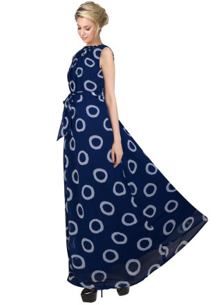 Blue Color Designer Gown