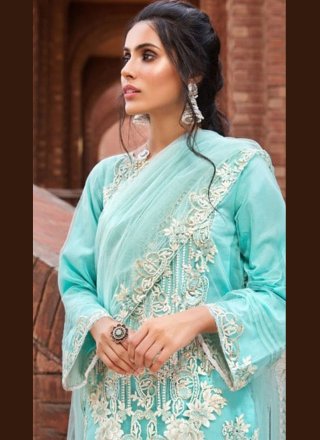 Blue Designer Pakistani Suit