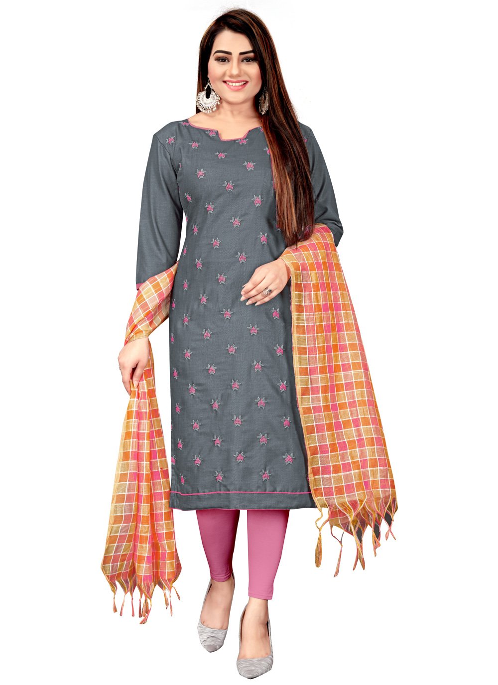 churidar cotton dress