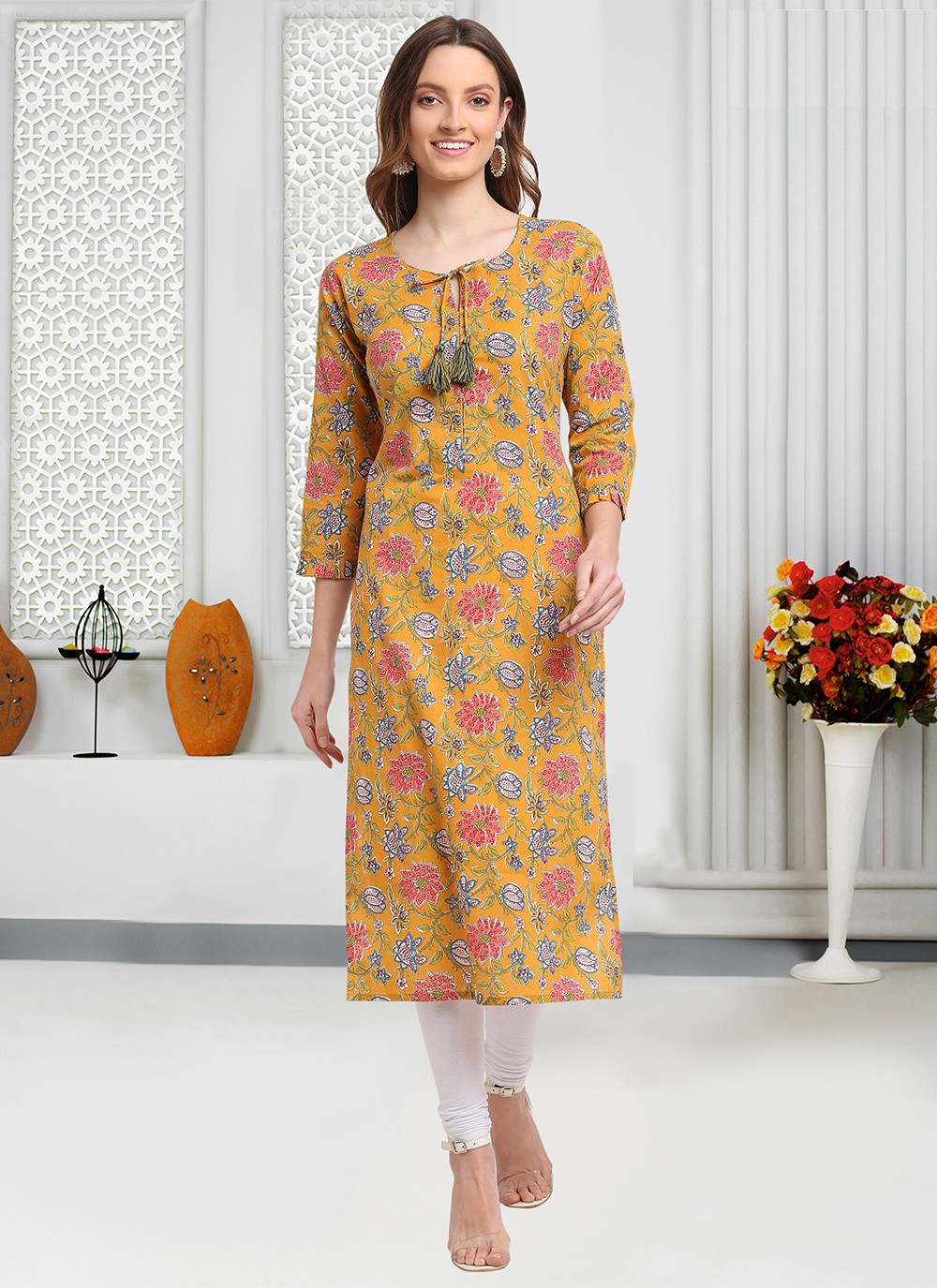 multi colour ki kurti