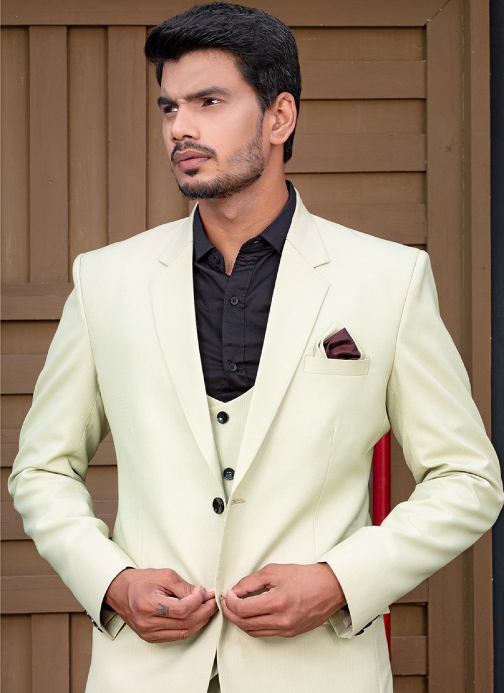 Buy Mens Groom Wedding Suits, Men 3 Piece Suits for Christmas Party, Men  Green Slim Fit Vintage Dinner Suits, Men Bespoke Suits Online in India -  Etsy