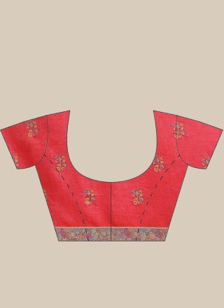 Designer Traditional Saree Weaving Silk in Multi Colour