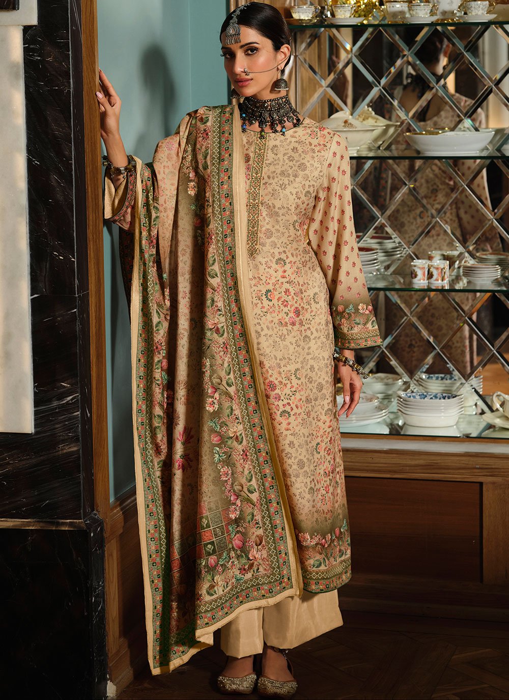 Digital Print Designer Pakistani Salwar Suit