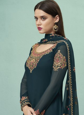 Embroidered Ceremonial Designer Pakistani Suit