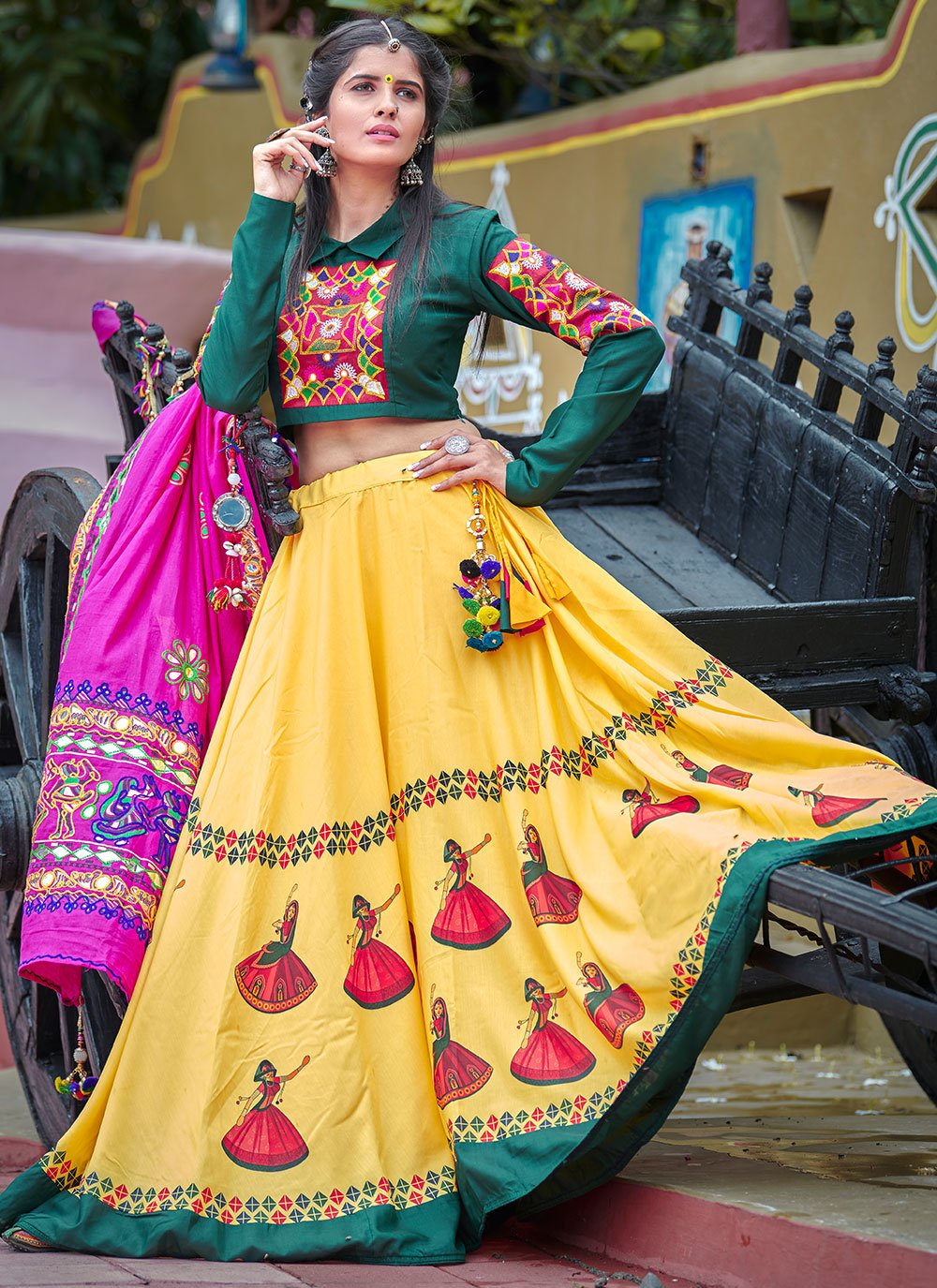 cotton ghagra dress
