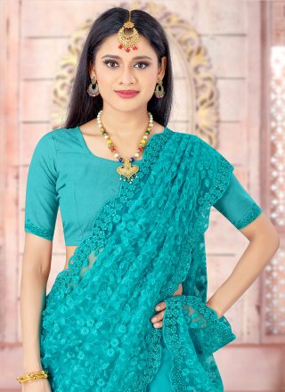 Embroidered Engagement Trendy Saree