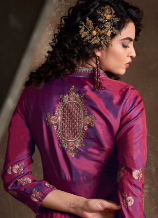 Embroidered Festival Readymade Anarkali Suit