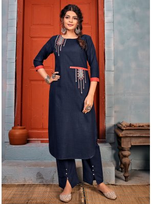 Embroidered Party Casual Kurti