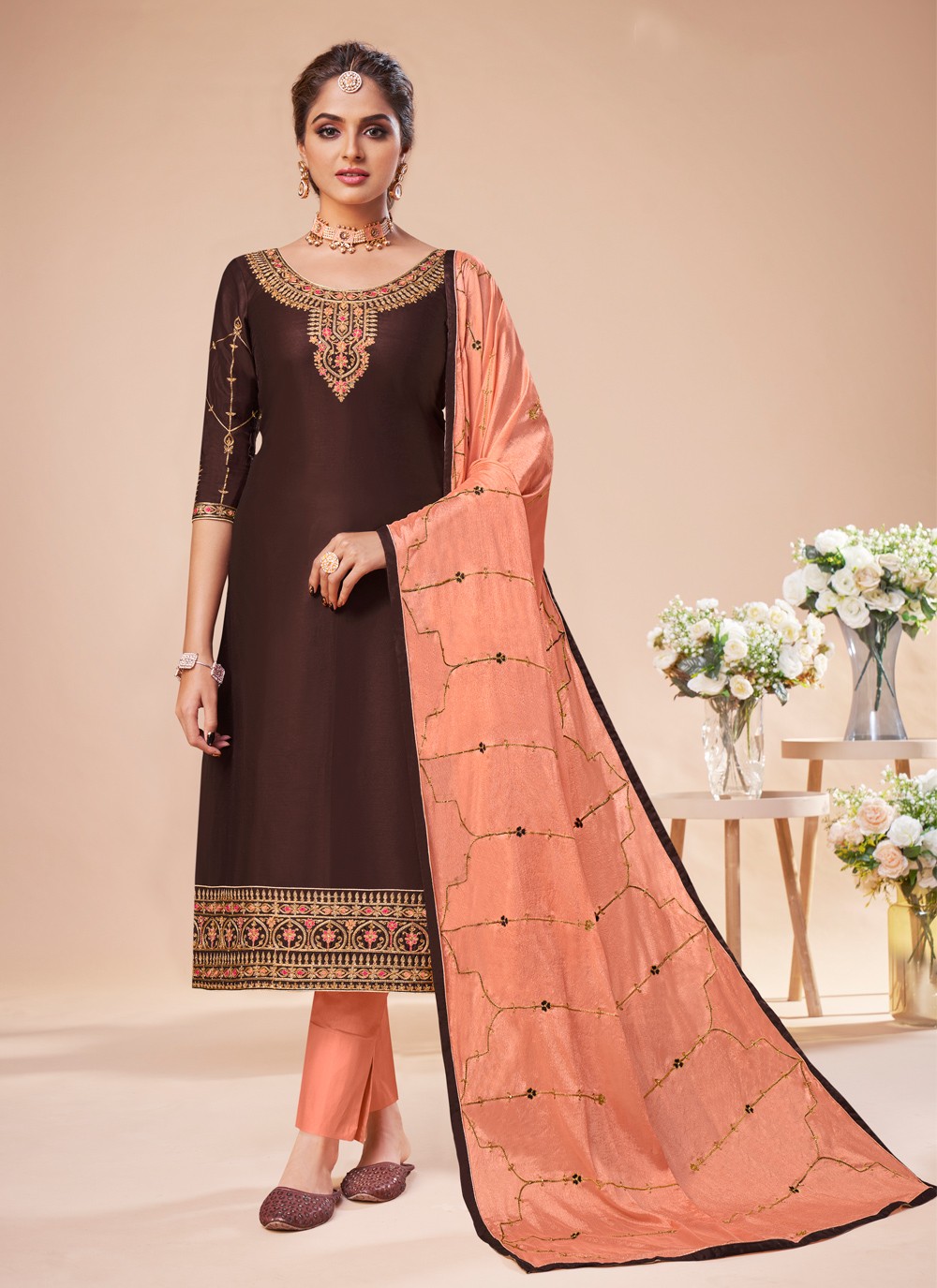 Buy Kawai Gotapatti Cotton Suit Set online in India at Best Price | Aachho