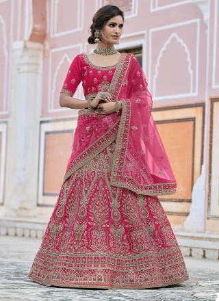5054 Peach Designer Lehenga Choli With Expensive Dupatta, This collection  is silk,