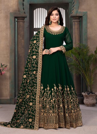 PHEETA Mehendi Green Suit Set with Doria Dupatta in Jaipur at best price by  Pheeta - Justdial