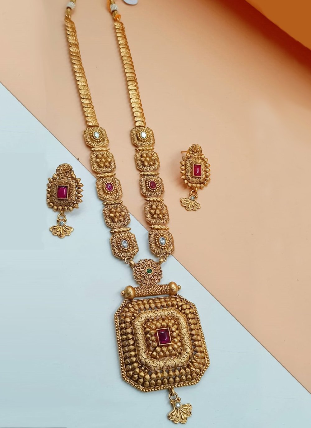 Long Jadtar Pendant Jadtar Set Design 2025