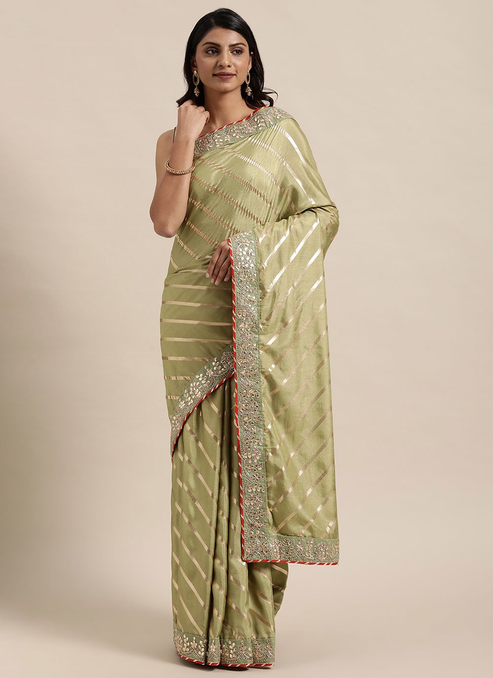 Shop Online Green Color Classic Saree : 193862