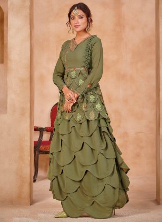 Green Designer Gown