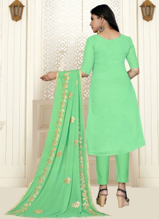 Green Designer Salwar Kameez
