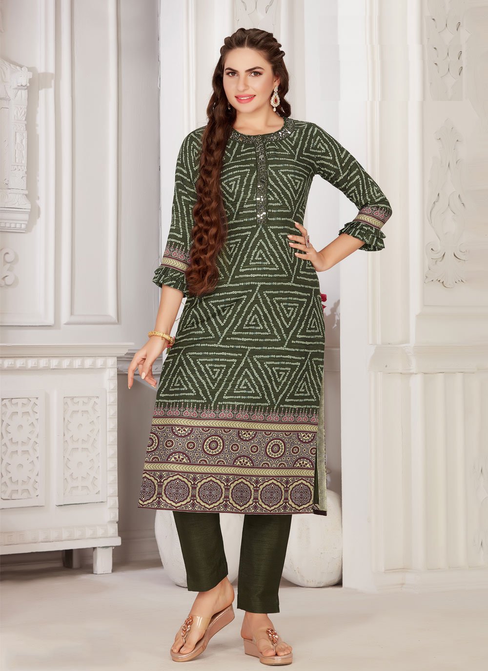 readymade party wear kurtis